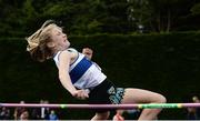 9 July 2016; Abigail Knox of Dunboyne A.C., Co Meath, on her way to winning the U14 Women High Jump during the GloHealth National Juvenile Relay & B Championships at the Tullamore Harriers Stadium in Tullamore, Offaly. Photo by Sam Barnes/Sportsfile