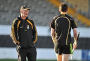 23 August 2010; Kilkenny manager Brian Cody in conversation with Martin Fogarty during squad training ahead of the GAA Hurling All-Ireland Senior Championship Final 2010. Nowlan Park, Kilkenny. Picture credit: Brendan Moran / SPORTSFILE