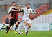 24 August 2010; Brian Gannon, Sporting Fingal A, in action against Gary Burke, Bohemians A. Newstalk Cup Final, Bohemians A v Sporting Fingal A, Dalymount Park, Dublin. Picture credit: Barry Cregg / SPORTSFILE