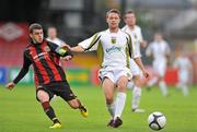 24 August 2010; Brian Gannon, Sporting Fingal A, in action against Gary Burke, Bohemians A. Newstalk Cup Final, Bohemians A v Sporting Fingal A, Dalymount Park, Dublin. Picture credit: Barry Cregg / SPORTSFILE