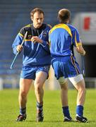 24 August 2010; Tipperary's Declan Ganning, left, in action during squad training ahead of GAA Hurling All-Ireland Senior Championship Final 2010, Semple Stadium, Thurles, Co. Tipperary. Picture credit: Brendan Moran / SPORTSFILE
