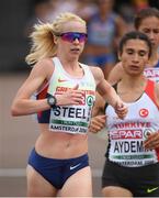10 July 2016; Gemma Steel of Great Britain in action during the Women's Half Marathon on day five of the 23rd European Athletics Championships at the Olympic Stadium in Amsterdam, Netherlands. Photo by Brendan Moran/Sportsfile