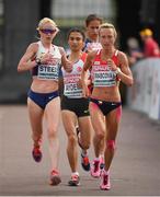 10 July 2016; Gemma Steel, left, of Great Britain and Eva Vrabcova-Nyvltova of the Czech Republic in action during the Women's Half Marathon on day five of the 23rd European Athletics Championships at the Olympic Stadium in Amsterdam, Netherlands. Photo by Brendan Moran/Sportsfile