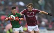 10 July 2016; Paul Lambert of Mayo is tackled by Ross Murphy of Galway during the Electric Ireland Connacht GAA Football Minor Championship Final between Galway and Mayo at Pearse Stadium in Galway. Photo by Ramsey Cardy/Sportsfile