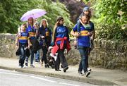 10 July 2016; Tipperary supporters make their way to the match ahead of the Munster GAA Hurling Senior Championship Final match between Tipperary and Waterford at the Gaelic Grounds in Limerick. Photo by Stephen McCarthy/Sportsfile