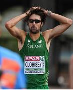 10 July 2016; Mick Clohisey of Ireland after finishing the Men's Half-Marathon on day five of the 23rd European Athletics Championships at the Olympic Stadium in Amsterdam, Netherlands. Photo by Brendan Moran/Sportsfile