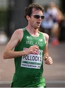 10 July 2016; Paul Pollock of Ireland in action during the Men's Half-Marathon on day five of the 23rd European Athletics Championships at the Olympic Stadium in Amsterdam, Netherlands. Photo by Brendan Moran/Sportsfile