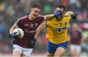 10 July 2016; Eamonn Brannigan of Galway is tackled by John McManus of Roscommon during the Connacht GAA Football Senior Championship Final between Roscommon and Galway at Pearse Stadium in Galway. Photo by Ramsey Cardy/Sportsfile
