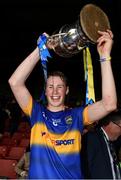 10 July 2016; Tipperary captain Brian McGrath lifts the cup after the Electric Ireland Munster GAA Minor Hurling Championship Final match between Limerick and Tipperary at the Gaelic Grounds in Limerick Photo by Ray McManus/Sportsfile