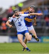10 July 2016; Jamie Barron of Waterford in action against Dan McCormack of Tipperary during the Munster GAA Hurling Senior Championship Final match between Tipperary and Waterford at the Gaelic Grounds in Limerick.  Photo by Stephen McCarthy/Sportsfile