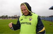 10 July 2016; Clare manager Colm Collins celebrates after the GAA Football All-Ireland Senior Championship - Round 2A match between Clare and Laois at Cusack Park in Ennis, Clare. Photo by Piaras Ó Mídheach/Sportsfile