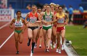 10 July 2016; Ciara Mageean, 2nd from right, of Ireland in action during the Women's 1500m Final on day five of the 23rd European Athletics Championships at the Olympic Stadium in Amsterdam, Netherlands. Photo by Brendan Moran/Sportsfile