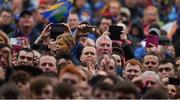 10 July 2016; Tipperary supporters record their players, on smart phones, as the cup is presented after the Munster GAA Hurling Senior Championship Final match between Tipperary and Waterford at the Gaelic Grounds in Limerick.  Photo by Ray McManus/Sportsfile