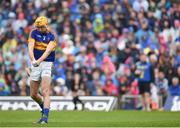 10 July 2016; Seamus Callanan of Tipperary scores a point for his side during the Munster GAA Hurling Senior Championship Final match between Tipperary and Waterford at the Gaelic Grounds in Limerick. Photo by Eóin Noonan/Sportsfile