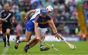 10 July 2016; John McGrath of Tipperary in action against Shane Fives of Waterford during the Munster GAA Hurling Senior Championship Final match between Tipperary and Waterford at the Gaelic Grounds in Limerick.  Photo by Ray McManus/Sportsfile