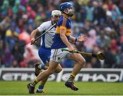 10 July 2016; John McGrath of Tipperary in action against Shane Fives of Waterford during the Munster GAA Hurling Senior Championship Final match between Tipperary and Waterford at the Gaelic Grounds in Limerick. Photo by Eóin Noonan/Sportsfile
