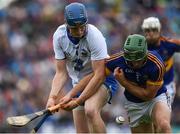 10 July 2016; Cathal Barrett of Tipperary in action against Austin Gleeson of Waterford during the Munster GAA Hurling Senior Championship Final match between Tipperary and Waterford at the Gaelic Grounds in Limerick. Photo by Eóin Noonan/Sportsfile