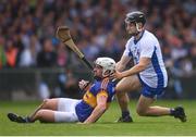 10 July 2016; Patrick Maher of Tipperary in action against Jamie Barron of Waterford during the Munster GAA Hurling Senior Championship Final match between Tipperary and Waterford at the Gaelic Grounds in Limerick.  Photo by Stephen McCarthy/Sportsfile