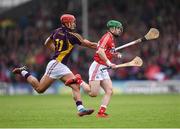 9 July 2016; Daniel Kearney of Cork in action against Lee Chin of Wexford during the GAA Hurling All-Ireland Senior Championship Round 2 match between Cork and Wexford at Semple Stadium in Thurles, Tipperary. Photo by Stephen McCarthy/Sportsfile