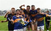10 July 2016; Tipperary players celebrate after the Electric Ireland Munster GAA Minor Hurling Championship Final match between Limerick and Tipperary at the Gaelic Grounds in Limerick. Photo by Eóin Noonan/Sportsfile