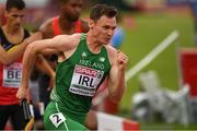 10 July 2016; David Gillick of Ireland in action during the Men's 4 x 400m Final on day five of the 23rd European Athletics Championships at the Olympic Stadium in Amsterdam, Netherlands. Photo by Brendan Moran/Sportsfile