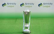 26 February 2010; A general view of the Airtricity Premier Division trophy at the launch of 2010 Airtricity League. D4 Berkely Hotel, Ballsbridge, Dublin. Picture credit: Stephen McCarthy / SPORTSFILE