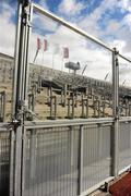 29 August 2010; A general view of the newly erected fence at Hill 16 ahead of the game. GAA Football All-Ireland Senior Championship Semi-Final, Kildare v Down, Croke Park, Dublin. Picture credit: Stephen McCarthy / SPORTSFILE