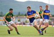 3 July 2016; Bill Maher of Tipperary in action against Michael Geaney of Kerry during the Munster GAA Football Senior Championship Final match between Kerry and Tipperary at Fitzgerald Stadium in Killarney, Co Kerry. Photo by Brendan Moran/Sportsfile