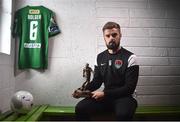 11 July 2016; Greg Bolger of Cork City who was presented with the SSE Airtricity/SWAI Player of the Month Award for June 2016 at the Mardyke Arena, UCC in Cork. Photo by David Maher/Sportsfile