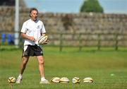 30 August 2010; Connacht backs coach Brian Melrose, gives instructions to his players during squad training ahead of their Celtic League match against Dragons on Saturday. Sportsground, Galway. Picture credit: Barry Cregg / SPORTSFILE