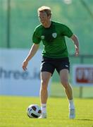 30 August 2010; Paul Green, Republic of Ireland, in action during squad training ahead of their EURO 2012 Championship Group B Qualifier against Armenia on Friday. Republic of Ireland squad training, Gannon Park, Malahide, Dublin. Picture credit: David Maher / SPORTSFILE