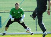 30 August 2010; Shay Given, Republic of Ireland, in action during squad training ahead of their EURO 2012 Championship Group B Qualifier against Armenia on Friday. Republic of Ireland squad training, Gannon Park, Malahide, Dublin. Picture credit: David Maher / SPORTSFILE