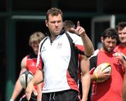 23 July 2010; Ulster's Jeremy Davidson, assistant coach, during squad training ahead of their opening pre-season friendly game against Bath, in Ravenhill Park, on August the 13th. Ulster Rugby Squad Training, Newforge Country Club, Belfast, Co. Antrim. Picture credit: Oliver McVeigh / SPORTSFILE