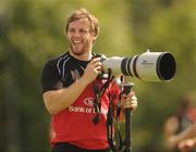 31 August 2010; Darren Cave, Ulster, before squad training ahead of their Celtic League match against Ospreys on Friday. Newforge Country Club, Belfast, Co. Antrim. Picture credit: Oliver McVeigh / SPORTSFILE