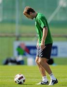31 August 2010; Aiden McGeady, Republic of Ireland, in action during squad training ahead of their EURO 2012 Championship Group B Qualifier against Armenia on Friday. Republic of Ireland squad training, Gannon Park, Malahide, Dublin. Picture credit: David Maher / SPORTSFILE