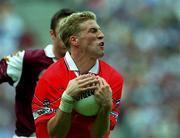 22 July 2001; Anthony Lynch of Cork during the Bank of Ireland All-Ireland Senior Football Championship Qualifier, round 4, match between Galway and Cork at Croke Park in Dublin. Photo by Ray McManus/Sportsfile