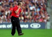 22 July 2001; Cork manager Larry Tompkins during the Bank of Ireland All-Ireland Senior Football Championship Qualifier, round 4, match between Galway and Cork at Croke Park in Dublin. Photo by Ray McManus/Sportsfile