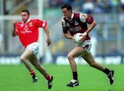 22 July 2001; Joe Bergin of Galway during the Bank of Ireland All-Ireland Senior Football Championship Qualifier, round 4, match between Galway and Cork at Croke Park in Dublin. Photo by Ray McManus/Sportsfile
