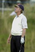 26 July 2001; Jack Nicklaus after missing a birdie putt on the 15th green during Day 1 of the Senior British Open Golf Champonship at The Royal County Down Golf Club in Newcastle, Down. Photo by Matt Browne/Sportsfile