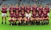 29 July 2001; Galway team during the All-Ireland Minor Hurling Championship Quarter Final match between Galway and Derry at Croke Park in Dublin. Photo by Brian Lawless/Sportsfile