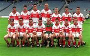 29 July 2001; Derry team during the All-Ireland Minor Hurling Championship Quarter Final match between Galway and Derry at Croke Park in Dublin. Photo by Brian Lawless/Sportsfile