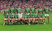 1 September 1996; Limerick team ahead of the Guinness All-Ireland Senior Hurling Championship Final match between Wexford and Limerick at Croke Park in Dublin. Photo by Ray McManus/Sportsfile