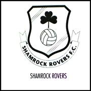 30 July 2001;  Shamrock Rovers club crest. Photo by Sportsfile