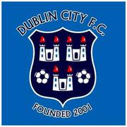 30 July 2001; Dublin City club crest. Photo by Sportsfile