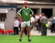 29 July 2001; A dejected TJ Ryan of Limerick following the Guinness All-Ireland Senior Hurling Championship Quarter-Final match between Wexford and Limerick at Croke Park in Dublin. Photo by Damien Eagers/Sportsfile