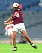 29 July 2001; David Tierney of Galway during the Guinness All-Ireland Senior hurling Championship Quarter-Final match between Galway and Derry at Croke Park in Dublin. Photo by Damien Eagers/Sportsfile