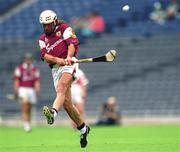 29 July 2001; David Tierney of Galway during the Guinness All-Ireland Senior hurling Championship Quarter-Final match between Galway and Derry at Croke Park in Dublin. Photo by Damien Eagers/Sportsfile
