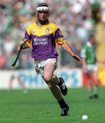 29 July 2001; Darren Stamp of Wexford during the Guinness All-Ireland Senior Hurling Championship Quarter-Final match between Wexford and Limerick at Croke Park in Dublin. Photo by Damien Eagers/Sportsfile