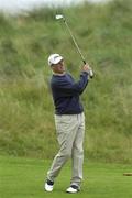 31 July 2001; Stephen Browne of Hermitage GC plays his second shot to the 4th green during the South of Ireland Golf Championship at Lahinch Golf Club in Clare. Photo by Pat Murphy/Sportsfile
