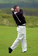 31 July 2001; Michael McGready of City of Derry GC plays his second shot to the 4th green during the South of Ireland Golf Championship at Lahinch Golf Club in Clare. Photo by Pat Murphy/Sportsfile
